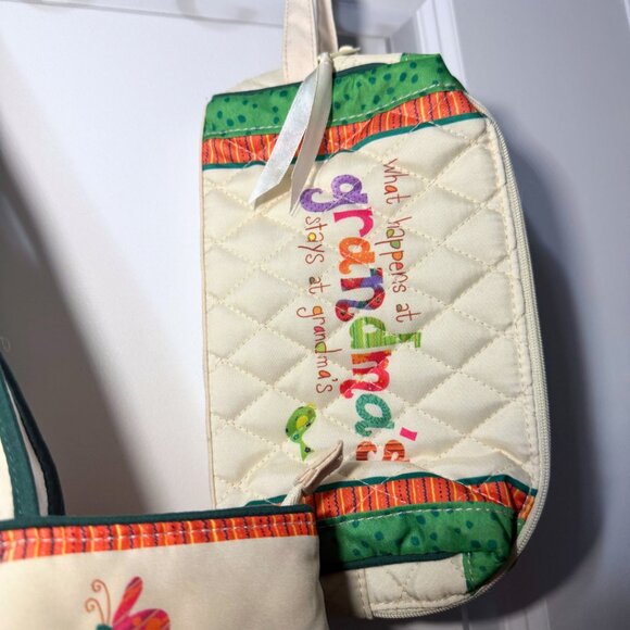 The Bradford Exchange - “Grandkids Rule” Tote Bag & Quilted Pouch Set - Picture 8 of 9